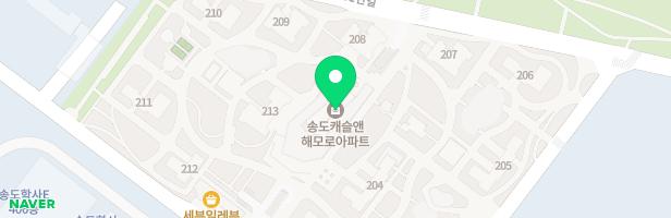 캐슬&해모로아파트 205동앞 놀이터 지도 이미지