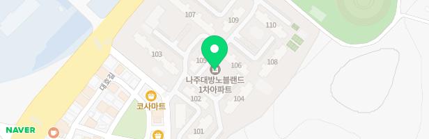 대방노블랜드1차아파트(104동 뒤)-제3놀이터 지도 이미지