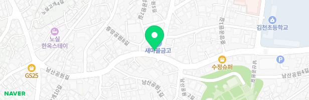 남산어린이집 지도 이미지