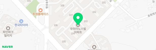 송화우미이노스빌아파트(111동) 지도 이미지