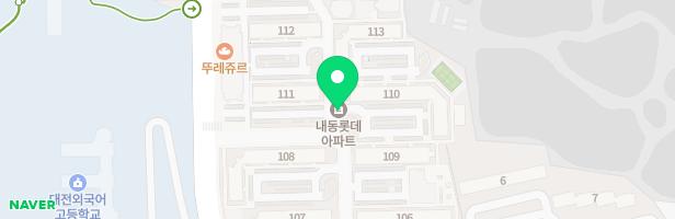 내동롯데아파트110동아파트 지도 이미지