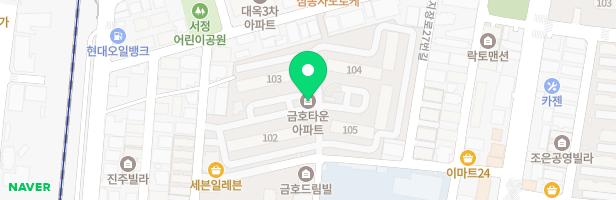 서정마을금호아파트104동놀이터 지도 이미지