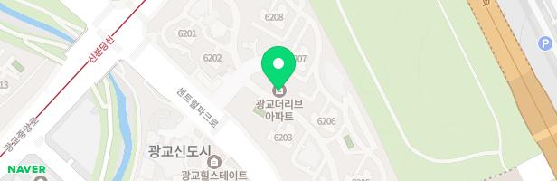 광교더리브(A11블럭)아파트 어린이놀이터2 지도 이미지