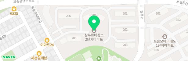 삼부르네상스2단지아파트 204동앞 놀이터 지도 이미지