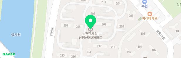 남양산2차 e-편한세상 놀이터3(209동) 지도 이미지