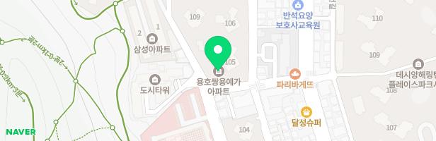 쌍용예가아파트 숲속놀이터 지도 이미지