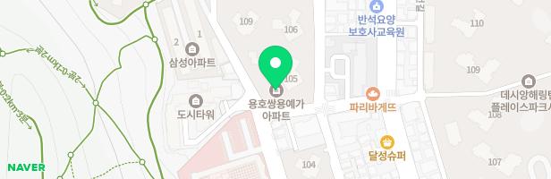 쌍용예가아파트 달팽이놀이터 지도 이미지