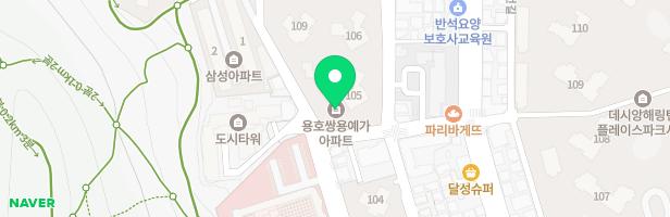 쌍용예가아파트 원형놀이터 지도 이미지