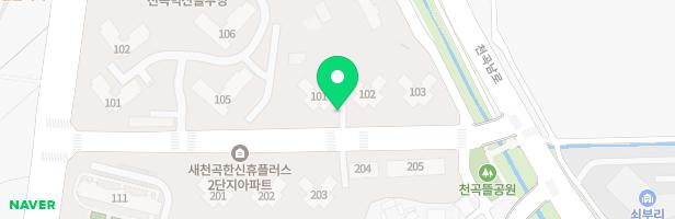 한신휴플러스아파트 203동 놀이터 지도 이미지