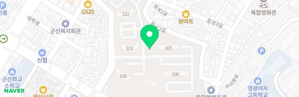 군산 창성주공아파트 유아놀이터 지도 이미지
