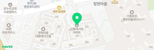 청현마을 기흥데시앙아파트 205동 앞 어린이놀이터 지도 이미지