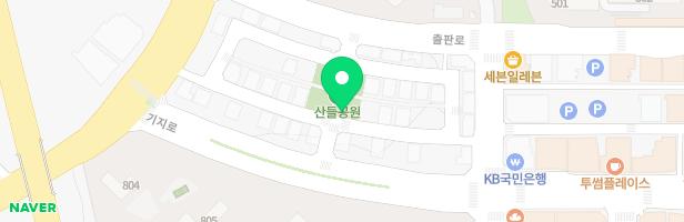 산들 어린이공원 놀이터 지도 이미지