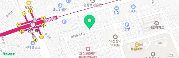 햇살어린이집 놀이터 지도 이미지