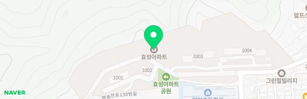 효성화운트빌아파트(1004동) 지도 이미지