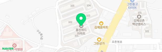 김제위드아파트 어린이놀이터 지도 이미지