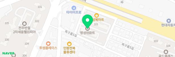 고랑명성아파트 어린이놀이터 지도 이미지