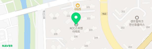 경북혁신도시KCC스위첸 내 유아놀이터 지도 이미지
