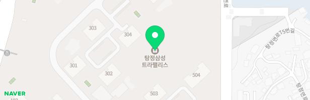 삼성트라팰리스3단계 503동 측면 놀이터 지도 이미지