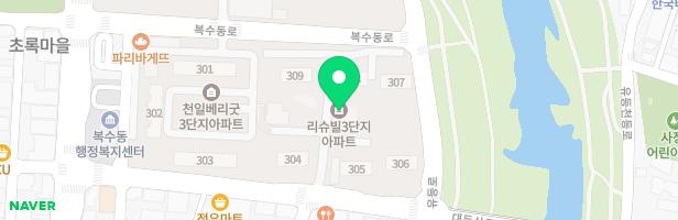 초록마을리슈빌아파트 관리동앞 어린이놀이터 지도 이미지