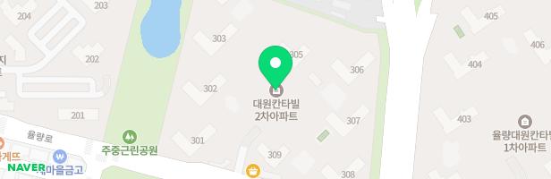 율량2지구 대원칸타빌2차아파트 중앙광장 놀이터 지도 이미지
