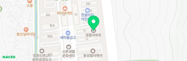 영흥아파트 어린이놀이터 지도 이미지