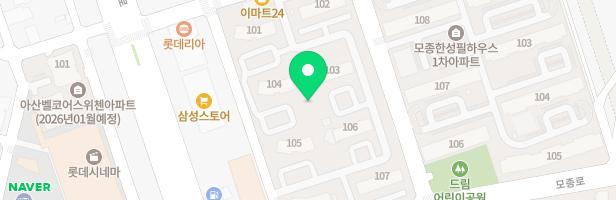 아산모종 어린이놀이터1 지도 이미지