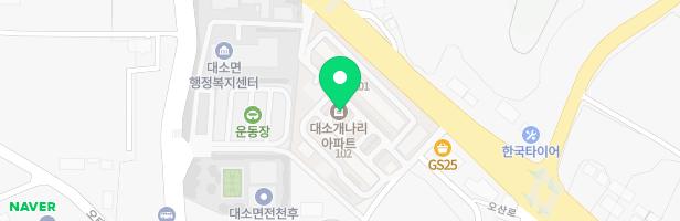 개나리아파트(앞편) 지도 이미지