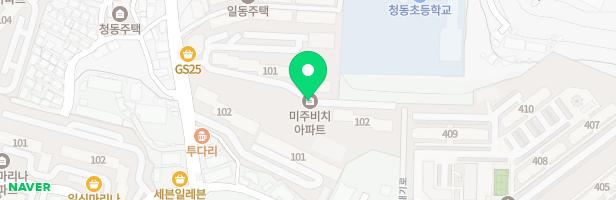 미주비치아파트 2놀이터 지도 이미지