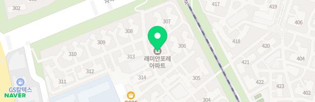 래미안포레 유아놀이터 지도 이미지