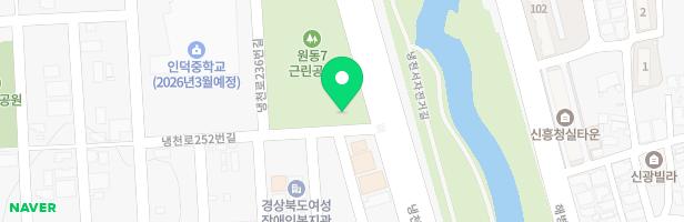 원동7 근린공원 어린이놀이시설 지도 이미지