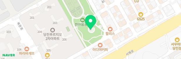 한마음공원 놀이시설 지도 이미지