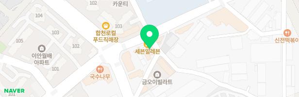 키즈킹유치원 지도 이미지