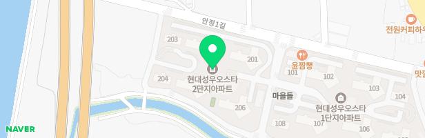 통영현대성우아파트 2단지 유아놀이터 지도 이미지