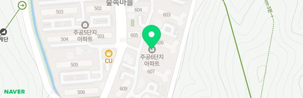숲속마을주공6단지아파트(604동)놀이터 지도 이미지