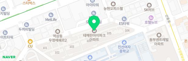 테헤란 아이파크아파트 지도 이미지
