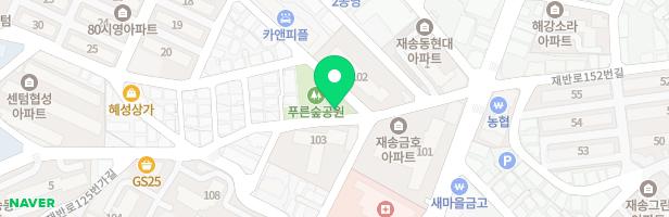 푸른숲공원어린이놀이터 지도 이미지