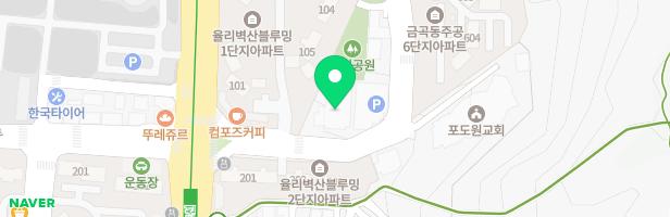 율리벽산블루밍1단지아파트 놀이터 지도 이미지
