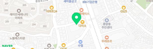 종암중앙어린이집 지도 이미지