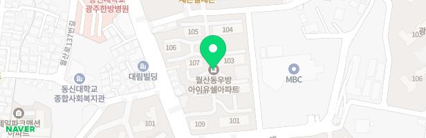 월산동 우방아이유쉘아파트 어린이놀이터 1 지도 이미지