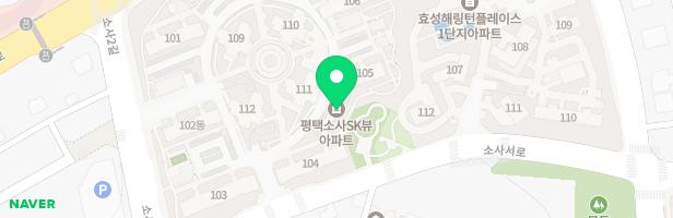 평택소사SK뷰아파트 103동놀이터 지도 이미지