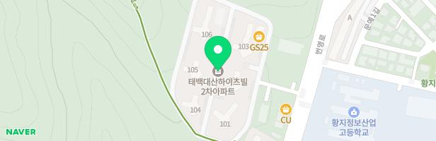 대산2차하이츠빌아파트 103동 놀이터 지도 이미지