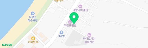 무창포해수욕장내 어린이놀이터 지도 이미지