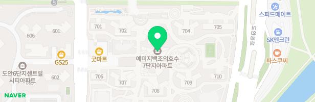금성백조예미지7단지아파트제3놀이터 지도 이미지
