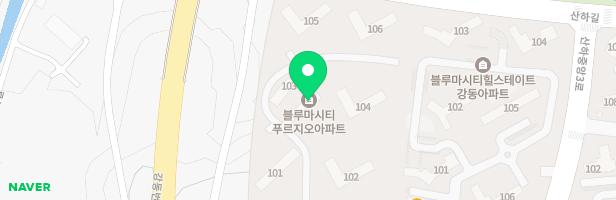 블루마시티 푸르지오아파트 1놀이터(104동) 지도 이미지