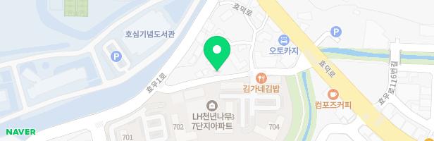 효천초등학교 병설유치원 놀이시설 지도 이미지