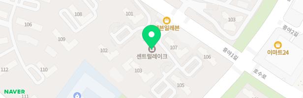 센트럴레이크 놀이터(207동 앞) 지도 이미지