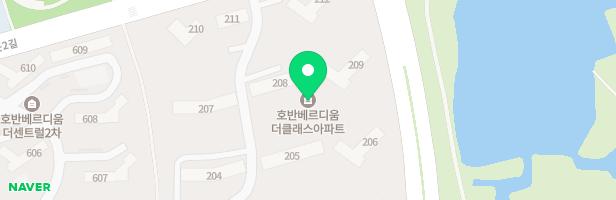 C-7블럭 호반베르디움아파트 놀이터 지도 이미지