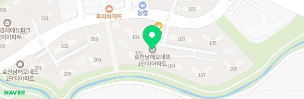 광주남해오네뜨1단지아파트 106동앞놀이시설 지도 이미지