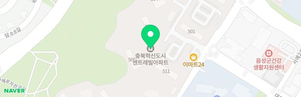 충북혁신도시센트레빌아파트 유아놀이터(502동 옆) 지도 이미지