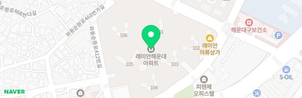 중동래미안아파트 105동 어린이놀이시설 지도 이미지